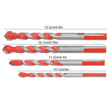 4pcs Multi‑Function Drill Bit Set 6mm/0.24in 8mm/0.31in 10mm/0.39in 12mm/0.47in Hole Opener Tool In Australia - Darrahopens