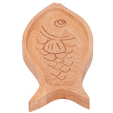 Wooden Plate FishShaped MultiGrain Creative Fruit Dessert Tray Table Box Candy Dish