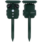 Ultrasonic Animal Repellent Solar Powered Mouse Snake Repeller for Outdoor Farm 3.7V/250MA
