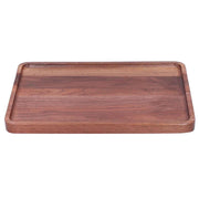 Walnut Service Plate Square Decoration Fruit Food Dessert Plate Tray Wooden BBQ Plate34x23x2 In Australia - Darrahopens