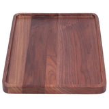 Walnut Service Plate Square Decoration Fruit Food Dessert Plate Tray Wooden BBQ Plate34x23x2 In Australia - Darrahopens