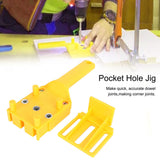 8Pcs Woodworking Dowel Jig Kit Punch Locator Handheld Pocket Hole Drilling Tools
