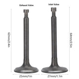2 Set Intake Exhaust Valve Kit 170F/GX210 Cylinder Head 2.5kw‑3kw Gasoline Generator Parts