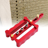 Self Centering Doweling Jig Borehole Locator with Scale Kit DIY Woodworking Tools