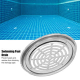 Floor Drain Round Stainless Steel Main Drainer Part Swimming Pool Accessory Supplies