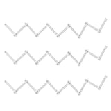 3Pcs Folding Ruler DIY Multi Angle Ruler Linear Measurement for Carpentry Tile Laying In Australia - Darrahopens
