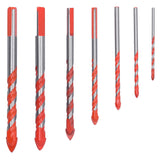 Drill Bit Set Multi Purpose Bits Accessory for Ceramic Tile Concrete Glass Drilling(7Pcs ) In Australia - Darrahopens