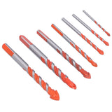 Drill Bit Set Multi Purpose Bits Accessory for Ceramic Tile Concrete Glass Drilling(7Pcs ) In Australia - Darrahopens