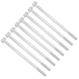 20pcs M6 x 120mm Hex Extended Motor Screw Hex Head Long Screw for Agriculture Household