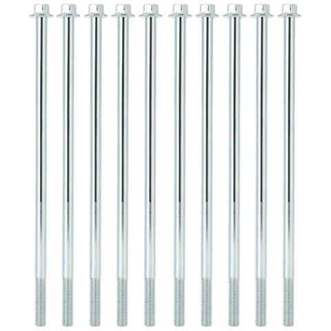 10Pcs M8x210 Motor Bracket Screw Gasoline Hex Flange Long Bolts Fastener Accessory In Australia - Darrahopens