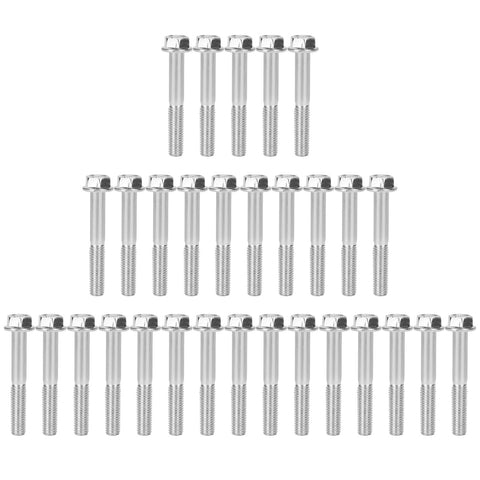 30Pcs M8x55 Screws Cylinder Bolt Accessory for 168F/170F 2kw‑3kw Gasoline Generator In Australia - Darrahopens