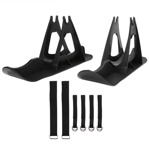 Kids Balanced Scooter Skis Stand Parking Rack Snowboard Equipment for Winter Skiing Black In Australia - Darrahopens