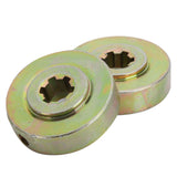 2Set Gear Case Thrust Plate Gasket Collar Nut Kit Lawn Mower Brush Cutter Accessory