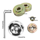 2Set Gear Case Thrust Plate Gasket Collar Nut Kit Lawn Mower Brush Cutter Accessory