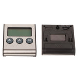 Digital Cooking Thermometer Timer LCD Display ℃/℉ W/Probe for Barbecue Meat BBQ Food