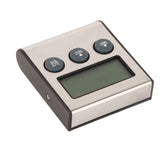 Digital Cooking Thermometer Timer LCD Display ℃/℉ W/Probe for Barbecue Meat BBQ Food