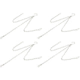 4Pcs Hanging Chain with Hooks 304 Stainless Steel Garden Flower Pot Plant Hangers Replacement