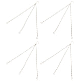 4Pcs Hanging Chain with Hooks 304 Stainless Steel Garden Flower Pot Plant Hangers Replacement