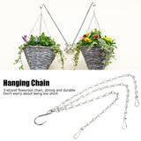 4Pcs Hanging Chain with Hooks 304 Stainless Steel Garden Flower Pot Plant Hangers Replacement In Australia - Darrahopens