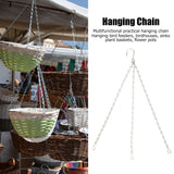 4Pcs Hanging Chain with Hooks 304 Stainless Steel Garden Flower Pot Plant Hangers Replacement