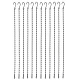 12pcs Plant Hanging Chains with Dual Hooks 58.5cm/23in with Bearing 3000g/6.6lbs for Garden Flower Suspension In Australia - Darrahopens