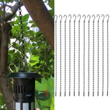 12pcs Plant Hanging Chains with Dual Hooks 58.5cm/23in with Bearing 3000g/6.6lbs for Garden Flower Suspension
