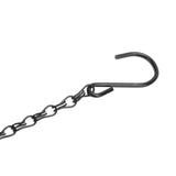 12pcs Plant Hanging Chains with Dual Hooks 58.5cm/23in with Bearing 3000g/6.6lbs for Garden Flower Suspension