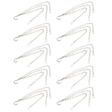 10Pcs Hanging Chain with Hooks Single 8-Strand Iron Garden Flower Pot Plant Hangers Replacement In Australia - Darrahopens