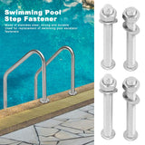 4 Sets Swimming Pool Step Fastener Bolts Nut Underwater Ladder Replacement Parts 7mm