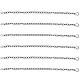 6Pcs Garden Planter Hanging Chain Flower Pot Basket Replacement Iron Sling Chain with Hook In Australia - Darrahopens