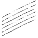 6Pcs Garden Planter Hanging Chain Flower Pot Basket Replacement Iron Sling Chain with Hook