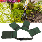 Garden Tool Storage Bag Waist Belt Hanging Pouch 4‑Pockets Organizer Gardening Supplies