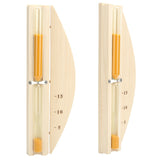 Sauna Hourglass 15Minutes Sauna Room Sand Clock Glass Timer WallMounted Wooden Hourglass