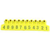No.001‑100 Farm Pig Ear Tag Livestock Ear Tag Labels Set Poultry Breeding Supplies In Australia - Darrahopens