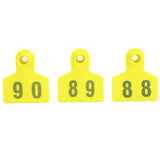 No.001‑100 Farm Pig Ear Tag Livestock Ear Tag Labels Set Poultry Breeding Supplies