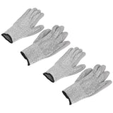 2pairs Waterproof Gardening Gloves Cut Resistant Reusable Working Protective Gloves
