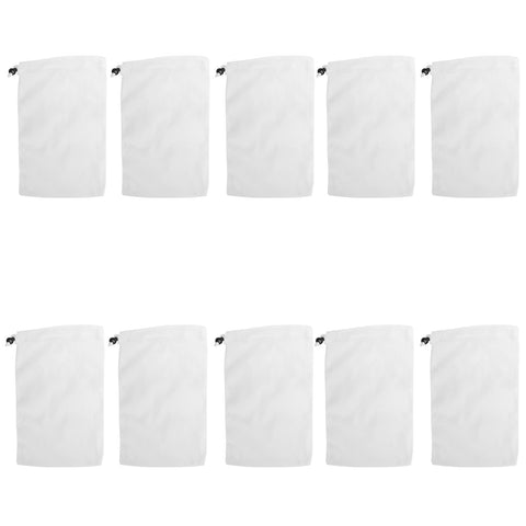 10pcs Cleaning Net Bag Leaf Trash Catcher Fine Mesh Filter Bags for Pool Vacuum Cleaner
