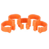 100pcs Birds Foot Rings Number Identification Pigeon Leg Bands Poultry Clip RingOrange