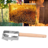 Uncapping Fork Honey Scraper Thicken Wooden Handle Beekeeping Tool Apiculture Equipment