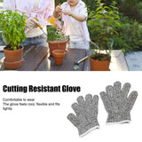 3 Pairs Kids Cutting Resistant Gloves Children Work Safety Protection Gloves for Gardening