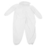 OnePiece Beekeeping Suit Protective Clothes with Dual Zippers Beekeeping Supplies White In Australia - Darrahopens