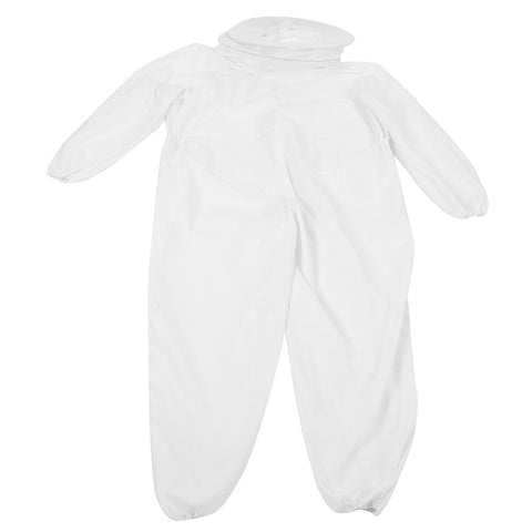 OnePiece Beekeeping Suit Protective Clothes with Dual Zippers Beekeeping Supplies White In Australia - Darrahopens