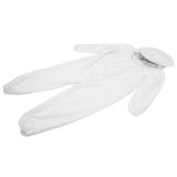 OnePiece Beekeeping Suit Protective Clothes with Dual Zippers Beekeeping Supplies White In Australia - Darrahopens