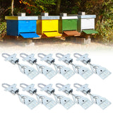 10Set Beehive Fasteners Adjustable Beekeeping Box Buckle Tool Apiculture Equipment