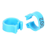 001‑100 Numbered Bird Leg Bands 8mm Poultry Identify Rings Accessory for Birds PigeonsBlue In Australia - Darrahopens