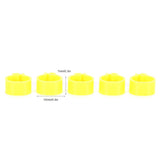 200Pcs 10mm Pigeons No Word Leg Ring Poultry Foot Clip Identification Ring Birds SuppliesYellow