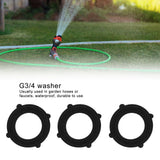 100Pcs G3/4 Rubber Washer Waterproof Garden Hose Faucet Sealing Gasket Accessories