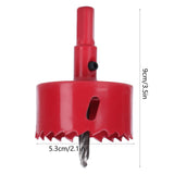 2PCS 53mm Hole Saw Round Beehive Vent Hole Opener Drilling Cutter Tool Beekeeping Tool