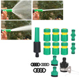 24Pcs/Set Hose Connector Fitting Set Garden Irrigation Car Washing G1/2 Water Sprayer Kit