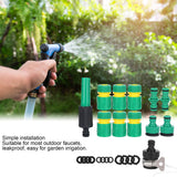 24Pcs/Set Hose Connector Fitting Set Garden Irrigation Car Washing G1/2 Water Sprayer Kit